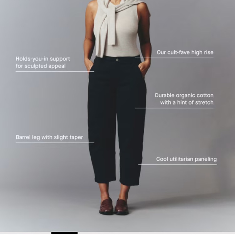 Everlane Utility Barrel Leg Pants